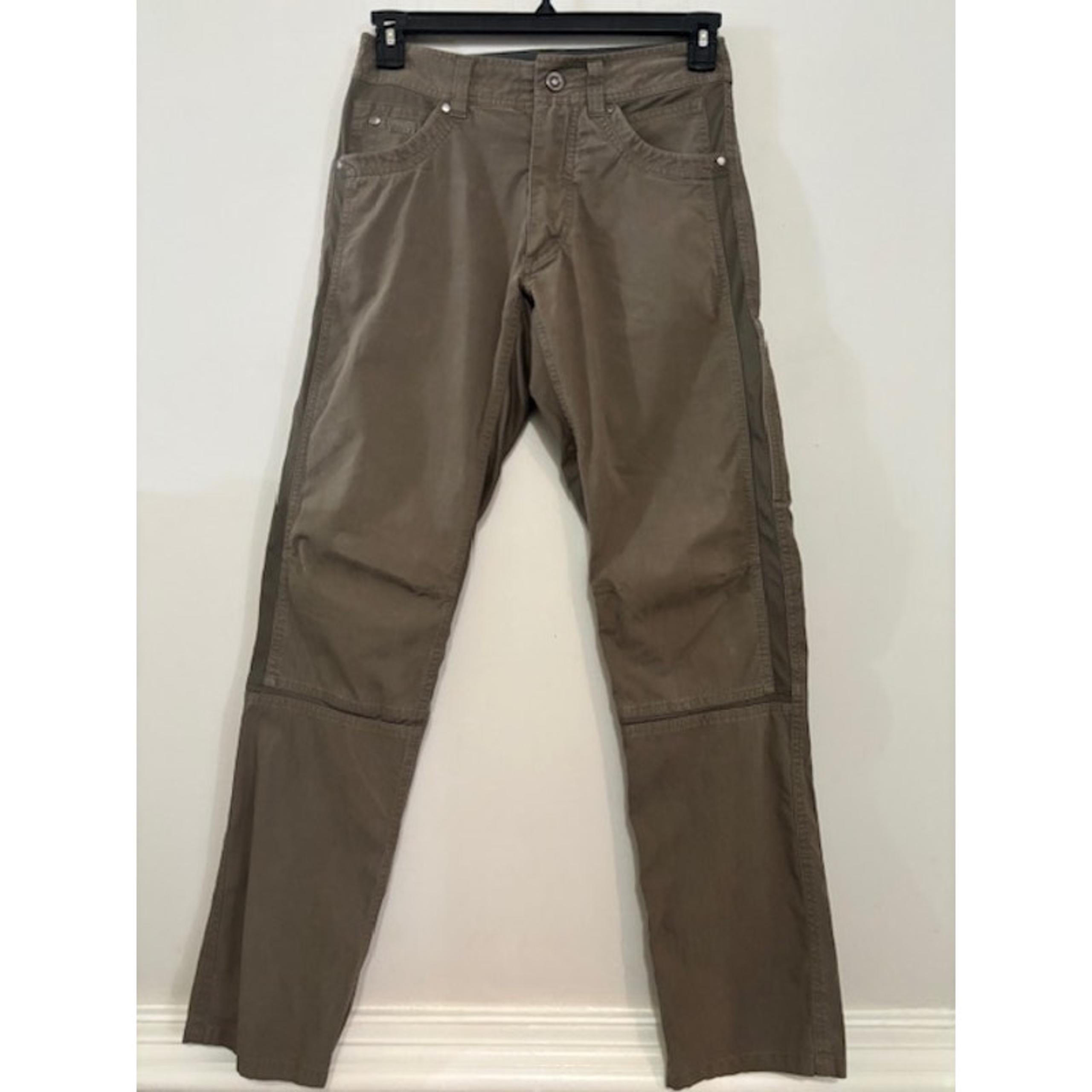 Kuhl Radikl Pants 28X32 Performance Cargo Outdoor Hiking Stretch Comfort Brown