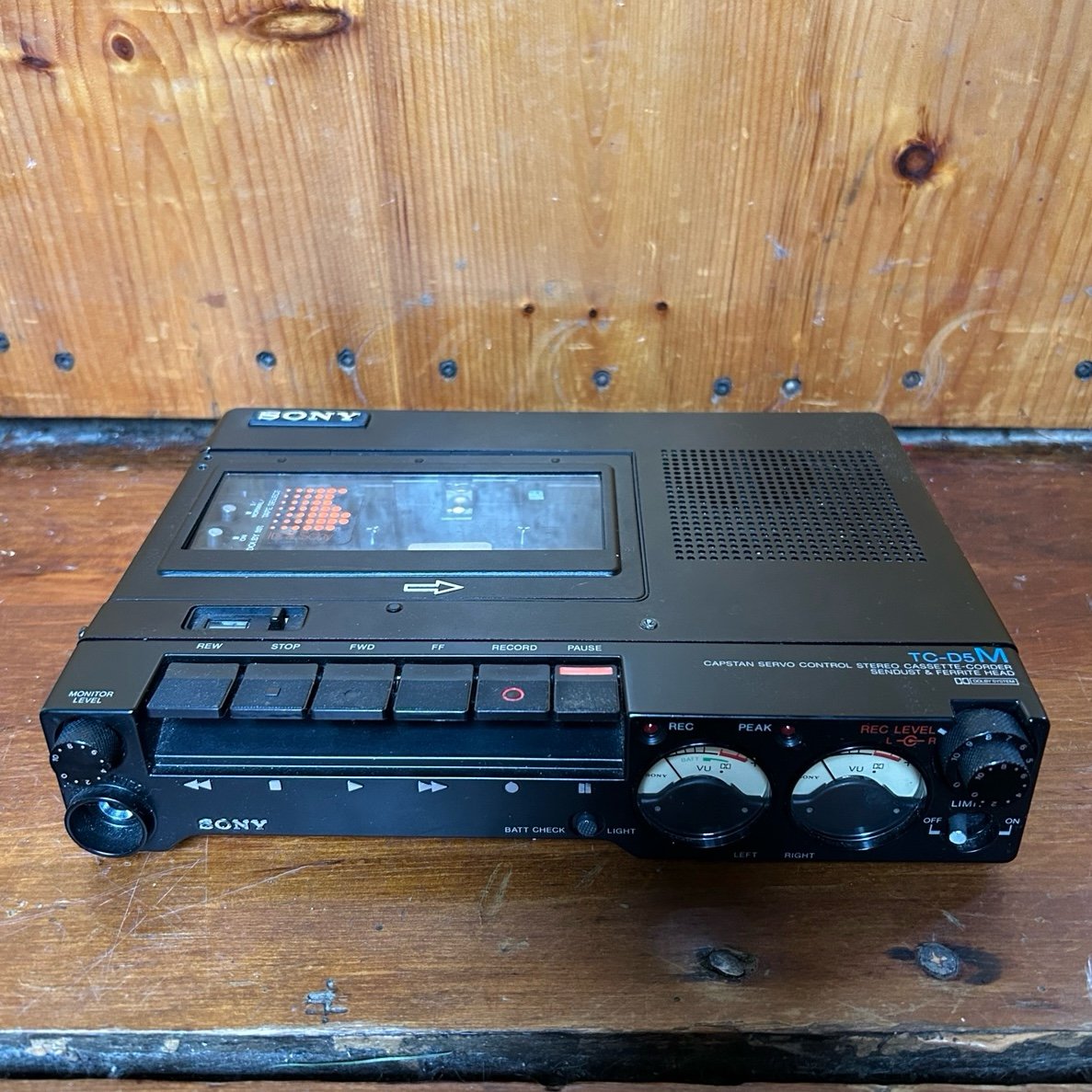 Sony TC-D5 Portable Cassette Recorder VINTAGE 1980