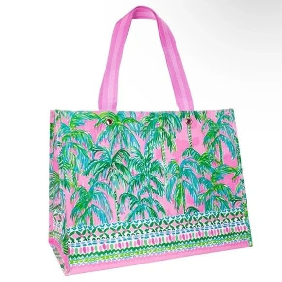 Lilly Pulitzer XL Market Shopper Bag, Oversize Reusable