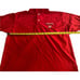 VINTAGE 90s Honda Mechanic Shirt Short Sleeve Button Front Red Single Stitch L
