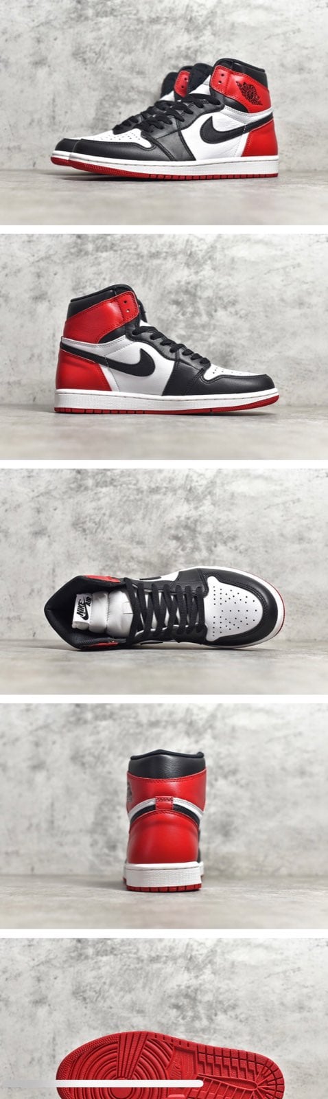 Womens Jordan 1 black toe