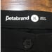 Betabrand Black High-Rise Elastic Waistband Wide Leg Stretch Pants XL
