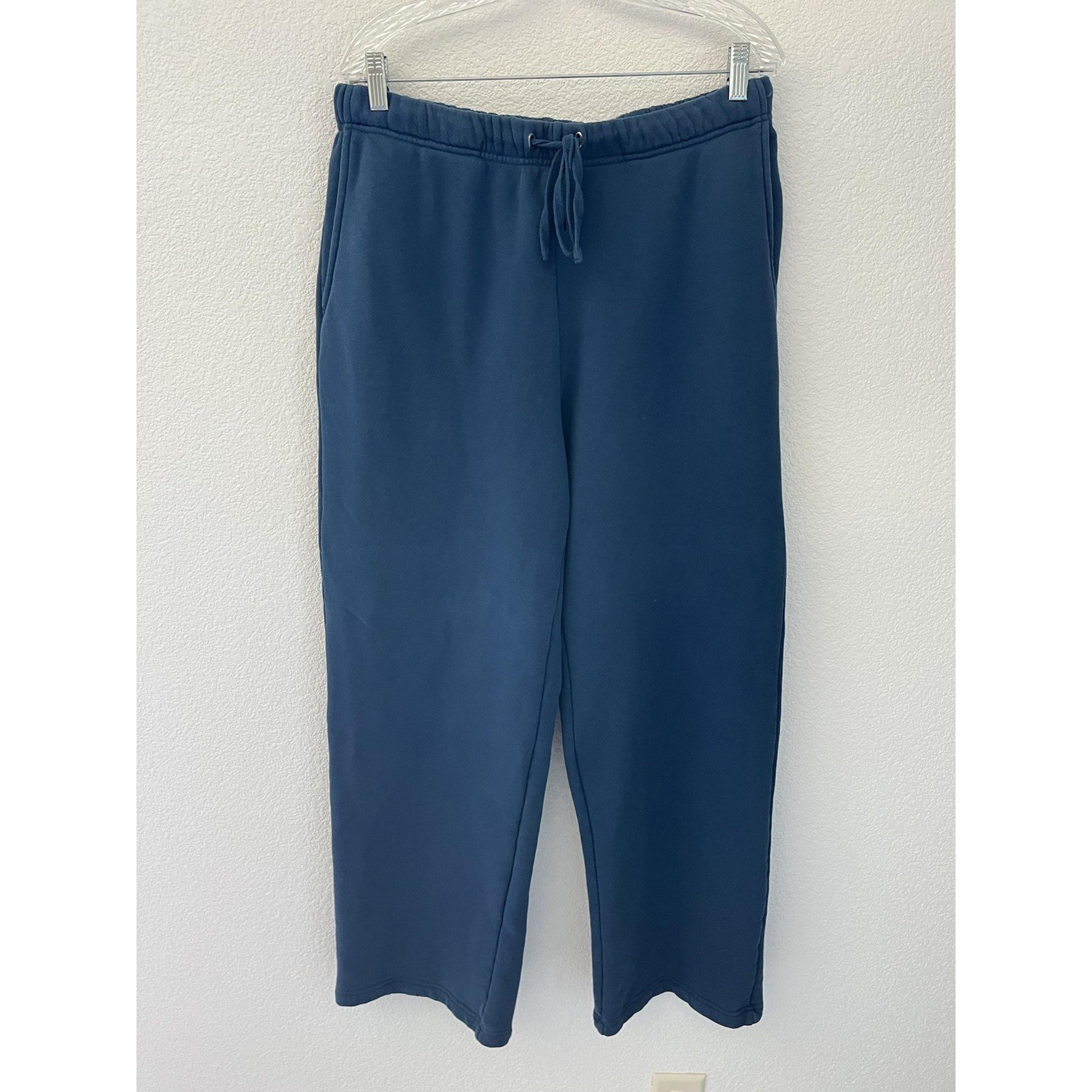 Elwood Core Straight Leg Sweatpants Large Blue Organic Cotton