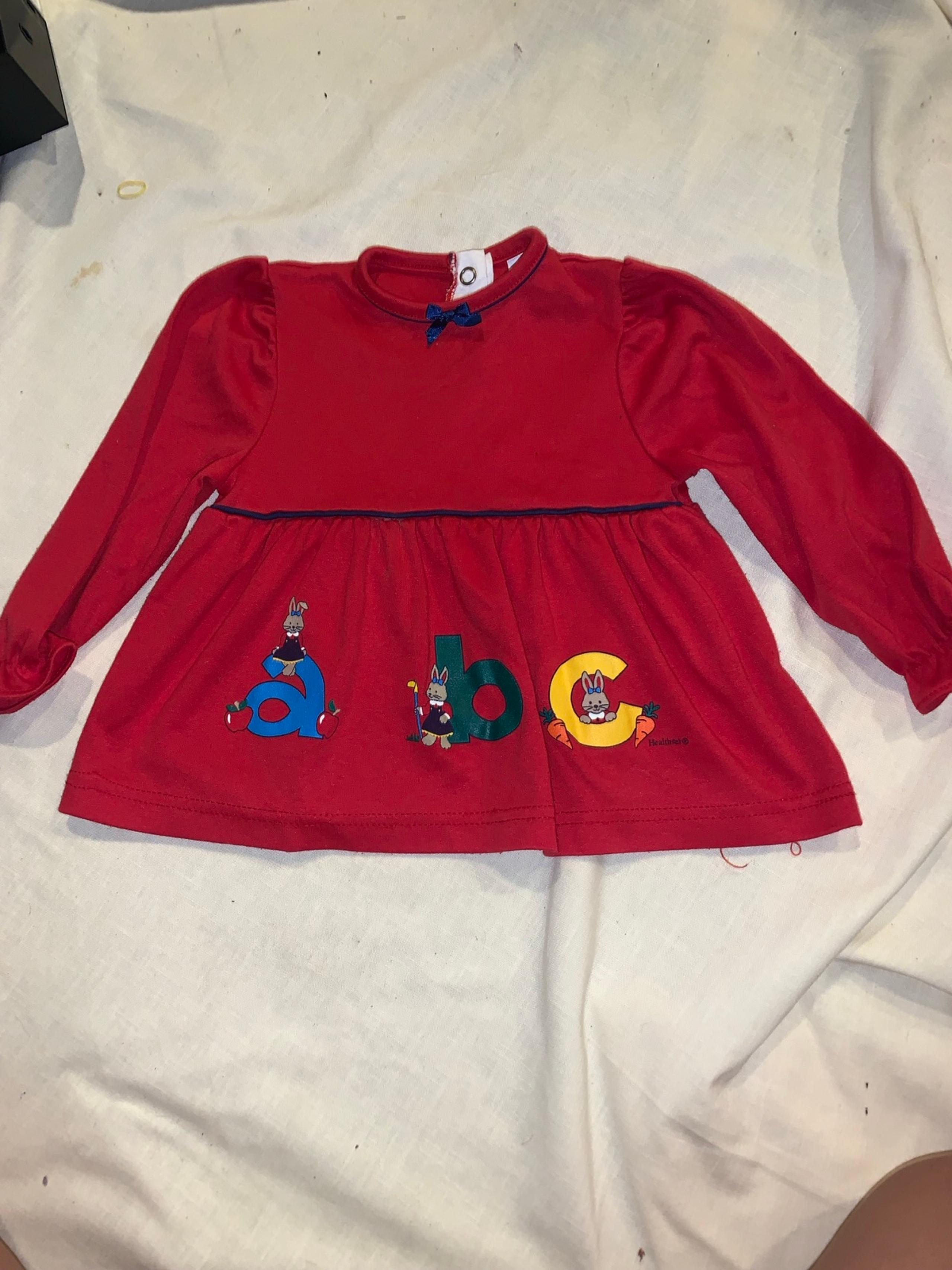 Vtg Healthtex ABC long sleeve shirt size 24 months