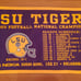 2003 National Champs LSU Felt Banner