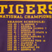 2003 National Champs LSU Felt Banner
