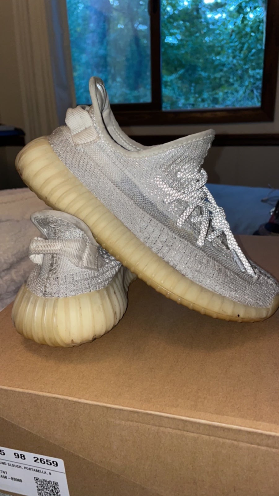 USED: Yeezy Adidas Boost 350 V2 Reflective