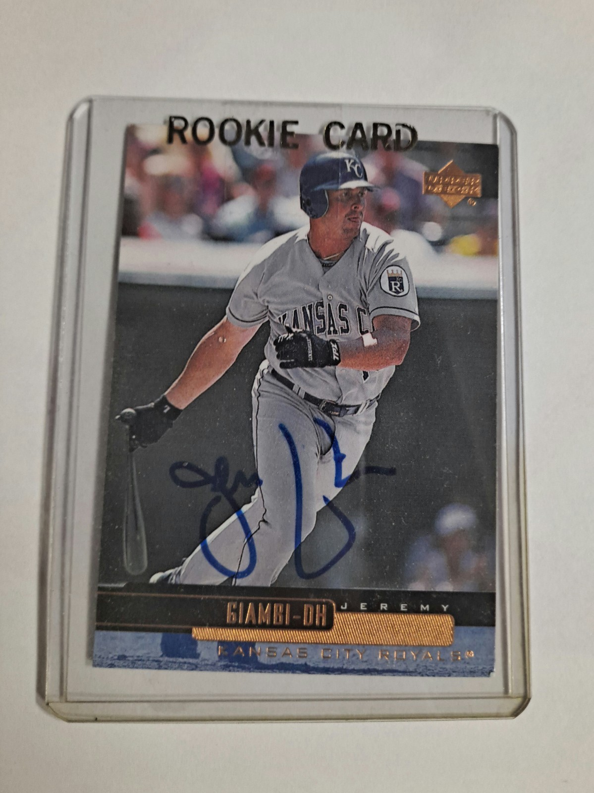 Autographed 2000 Upper Deck Kansas City Royals