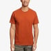 Eddie Bauer Crew Neck Burnt Orange T-Shirt & Tan Short 2 Piece Set For Men's