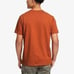 Eddie Bauer Crew Neck Burnt Orange T-Shirt & Tan Short 2 Piece Set For Men's