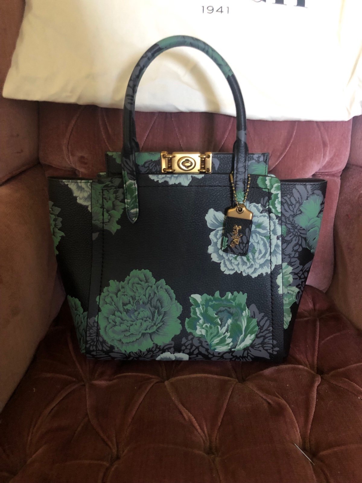 COACH Troupe Kaffe Fassett Tote NWOT #78438 RARE