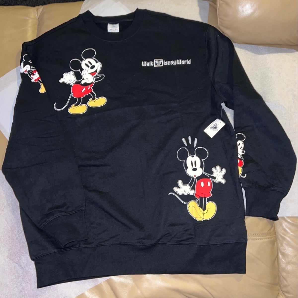 (M) UNISEX Disney Mickey Mouse Fleece Sweatshirt