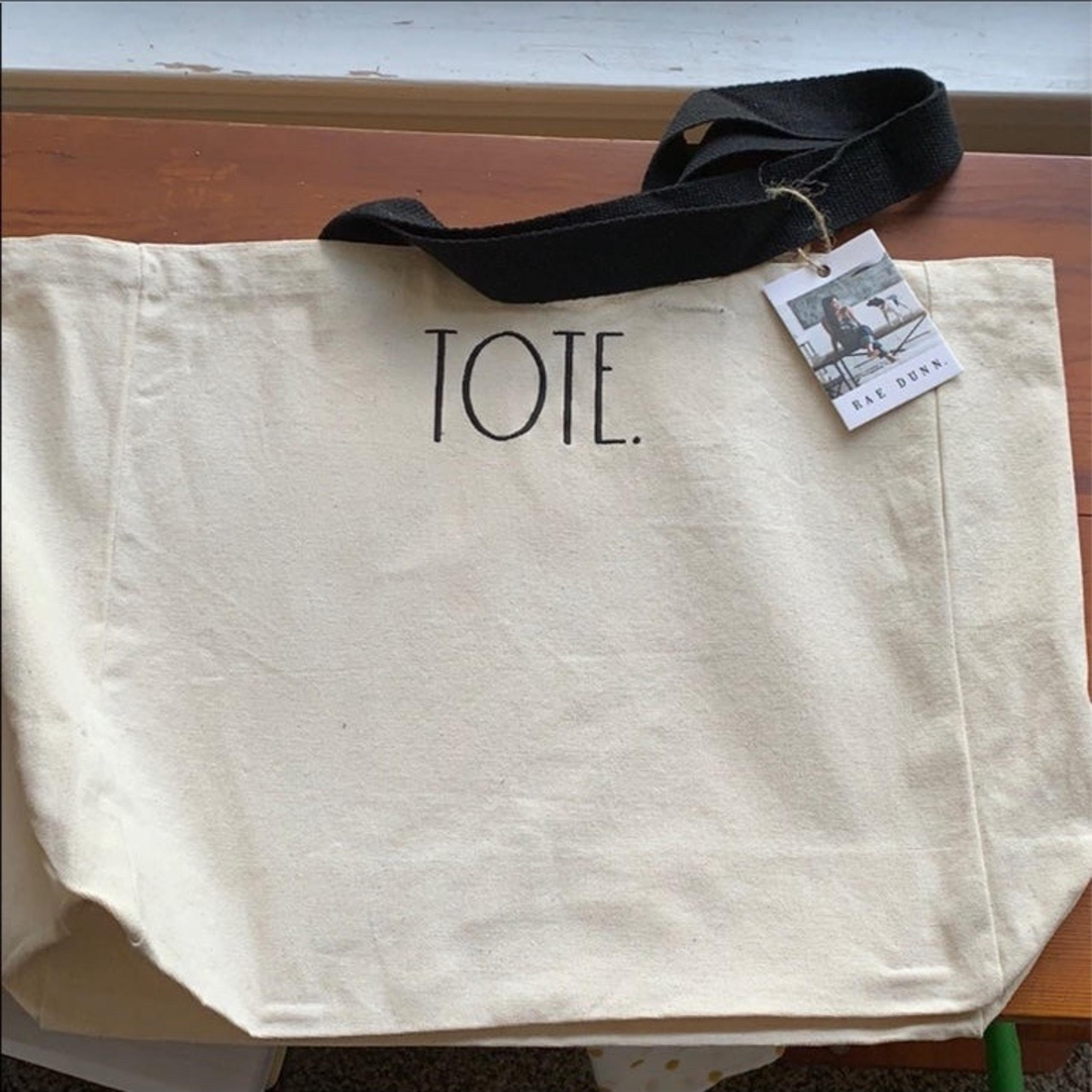 Rae DUNN LOVE TOTE HOME