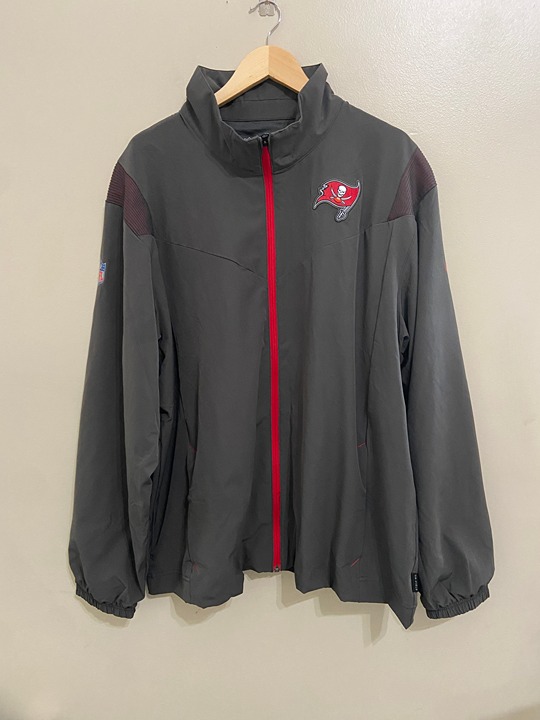Nike NFL Tampa Bay Buccaneers Team Issue On-Field Sideline FZ Jacket Mens 2XL