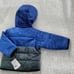 NWT OshKosh B'gosh Blue Black Kids Jacket winter hooded puffer jacket size 2T
