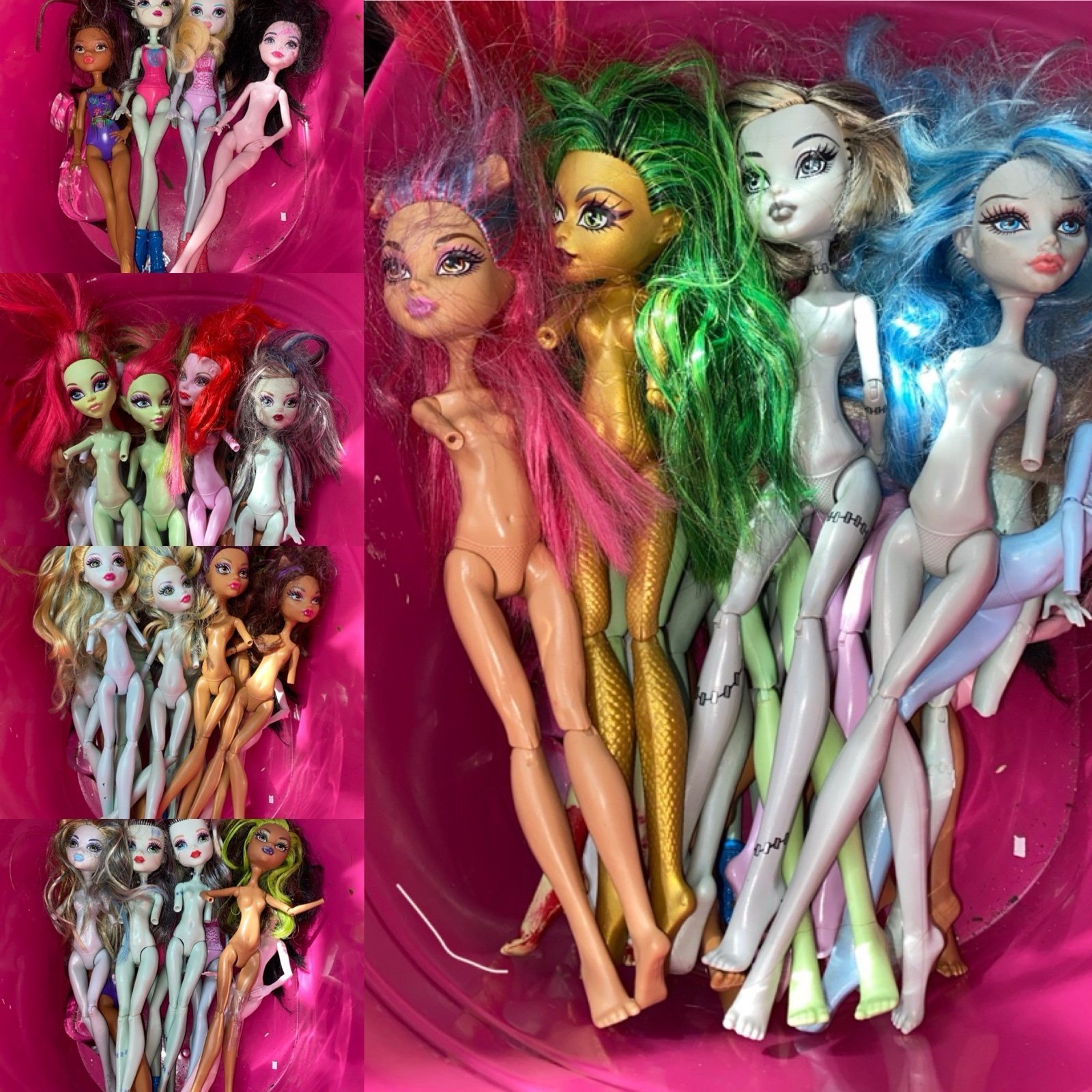 Monster High lot for parts