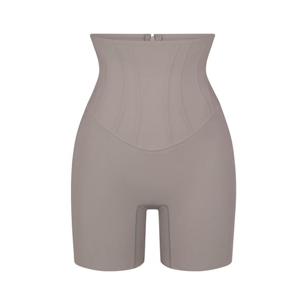 Skims Bonded Corset Short - Steel - XXS