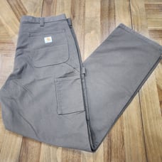 Carhartt Relaxed Fit Jeans Men’s 38x34 Olive Brown Workwear Pants