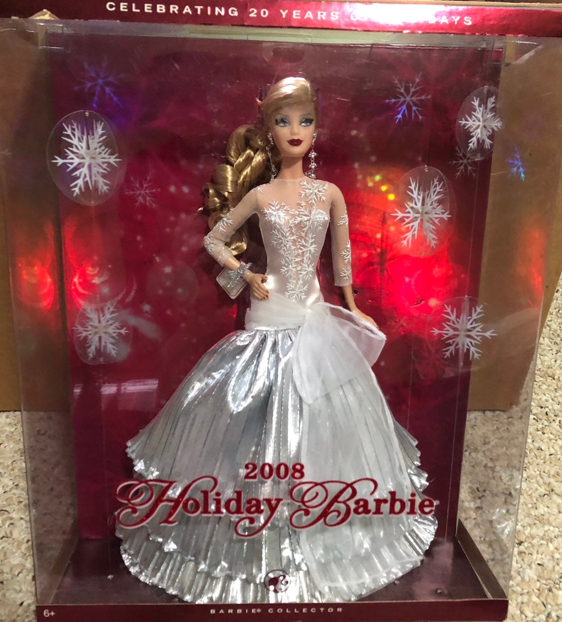 2008 Holiday Barbie 20th Anniversary