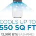BLACK+DECKER 12,000 BTU Portable Air Conditioner up to 550 Sq.Ft.