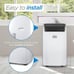 BLACK+DECKER 12,000 BTU Portable Air Conditioner up to 550 Sq.Ft.