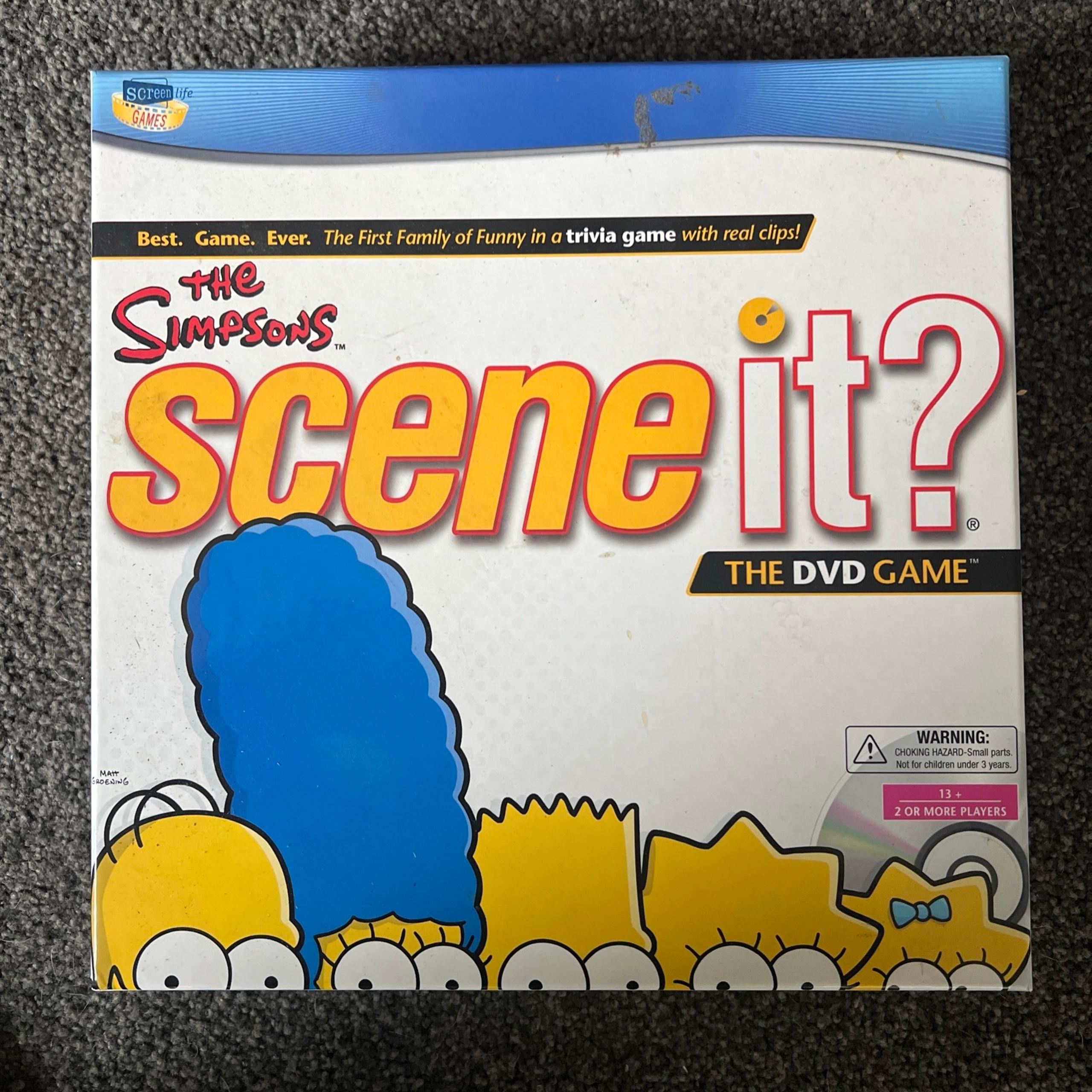 The simpsons scene it board game complete