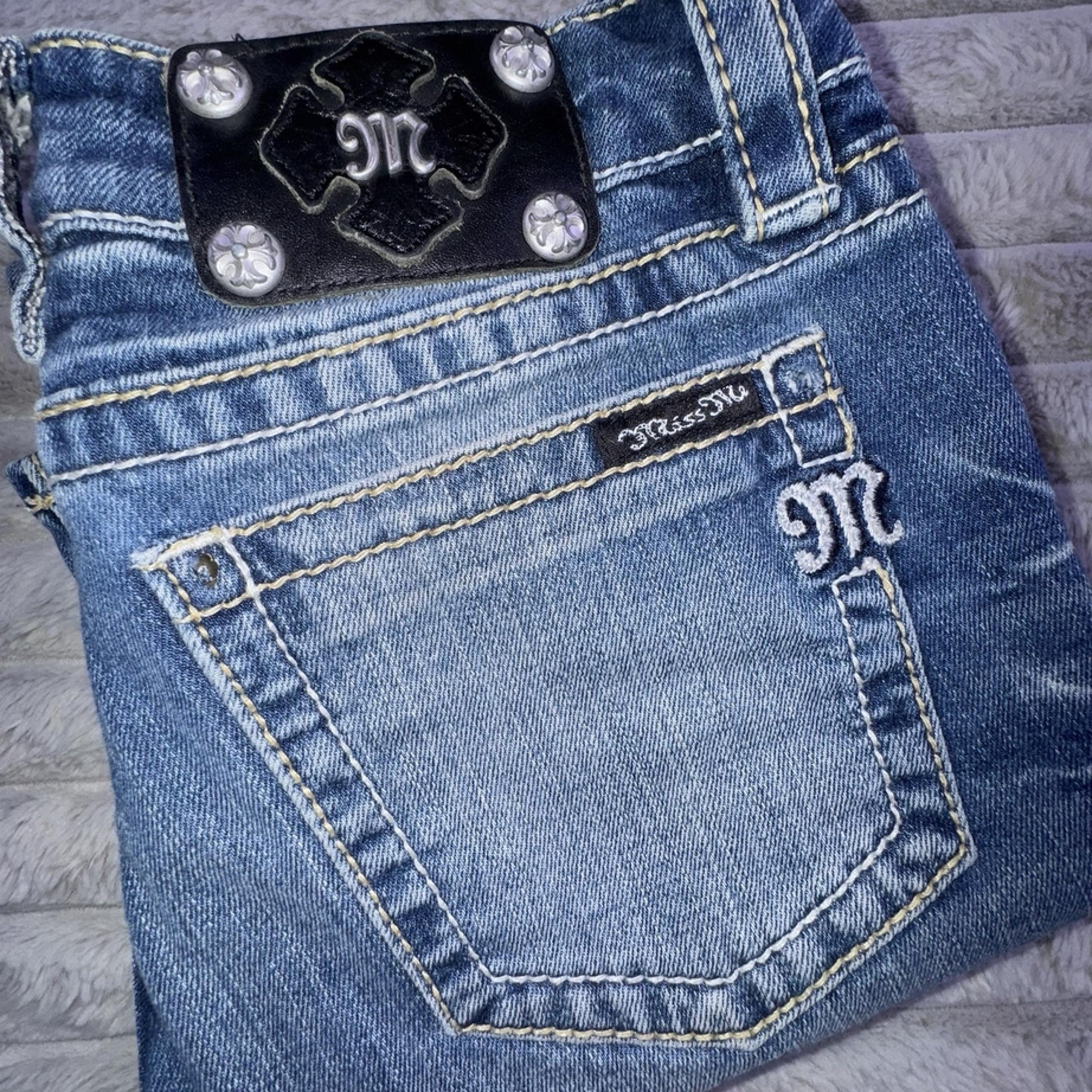 Miss Me Jeans 28 Skinny Rhinestone Bling Embroidered Stetch JS515153 Y2K Emo