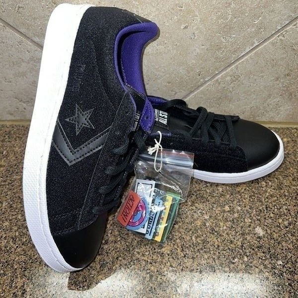Converse Pro Leather Low It's Possible A01649C Black Sneakers Women's 7 New
