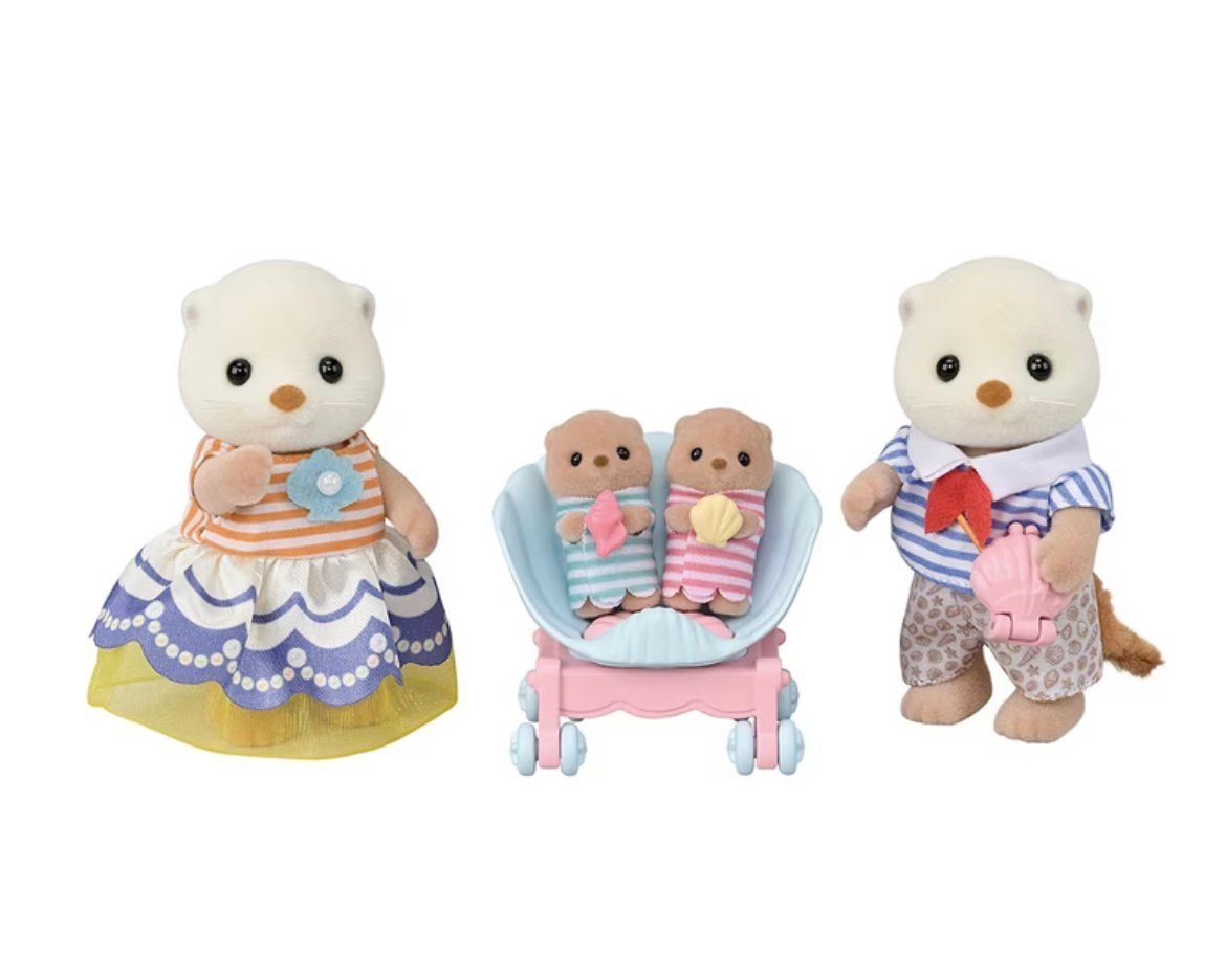 Sylvanian Families / Calico Critters Sea Otter Family