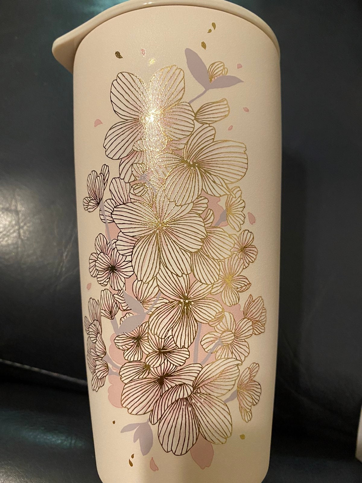 Starbucks Stainless Steel Cherry Blossom 16oz. (NWT)