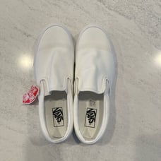 Men’s White Classic Slip-On Shoes