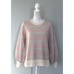 SUMMERSALT The Coziest Cashmere Merino Wool Blend Soft Stripe Sweater, Size XS