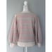 SUMMERSALT The Coziest Cashmere Merino Wool Blend Soft Stripe Sweater, Size XS