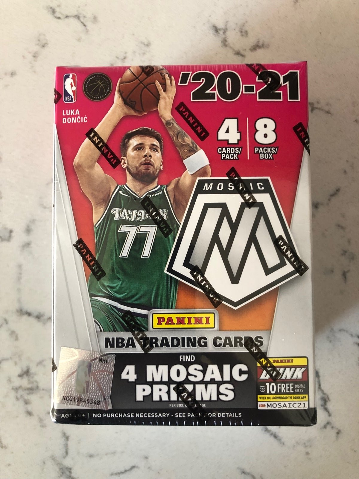 202-21 Panini Mosaic NBA Basketball Blaster Box - NEW SEALED