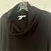 Joseph Ribkoff Tunic Cowl Neck Dress Women's 8 Black Faux Leather Trim Slim Fit