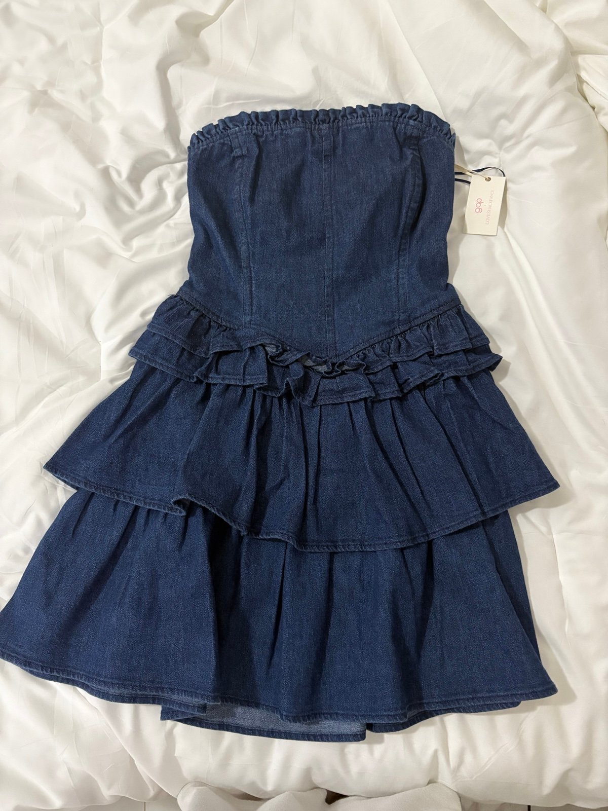 Loveshackfancy x GAP denim dress