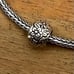 Samuel B (BJC) Sterling Silver Wheat Bracelet with Sterling/18K Gold Charm