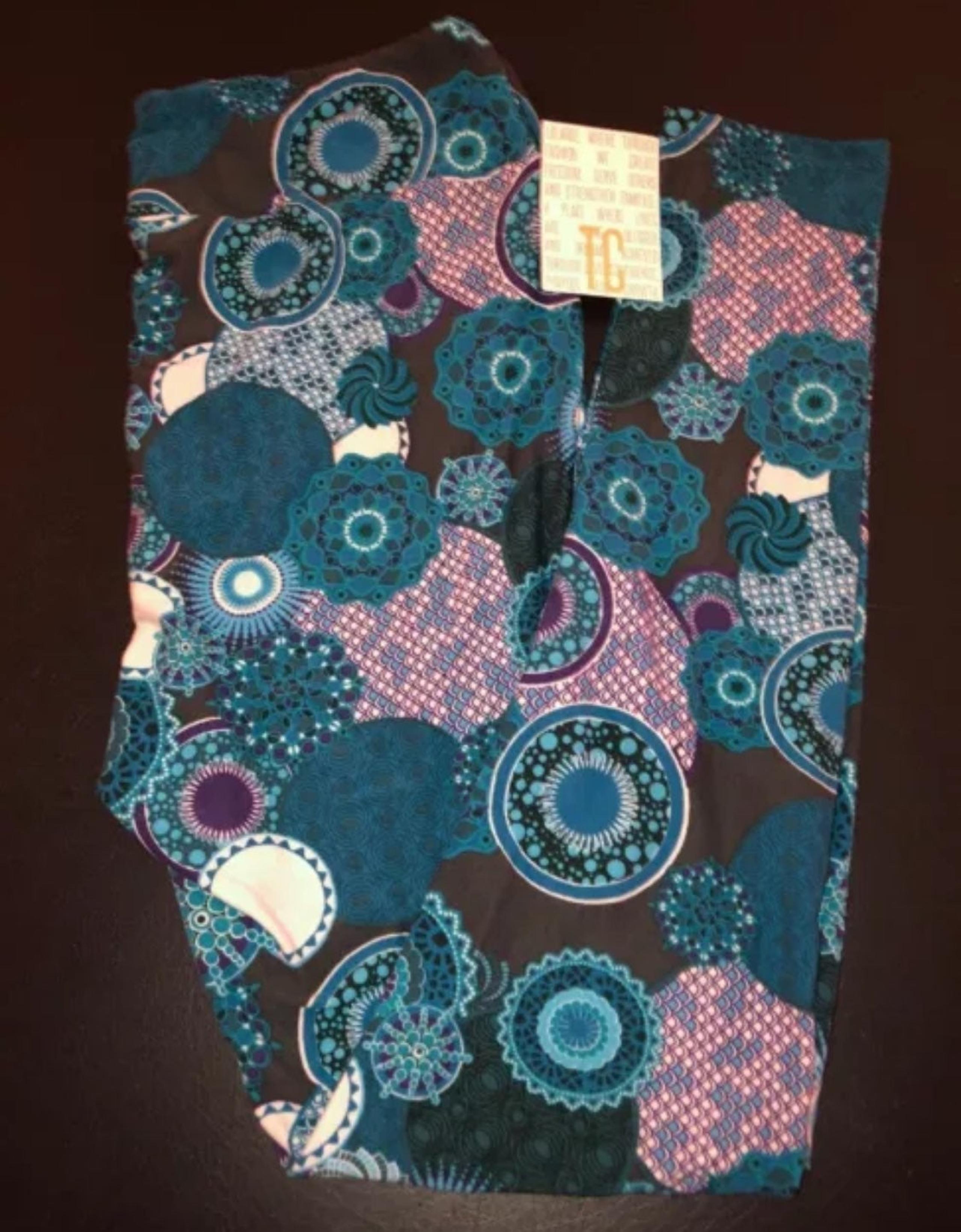 LuLaRoe TC Vintage Gears Medallions New