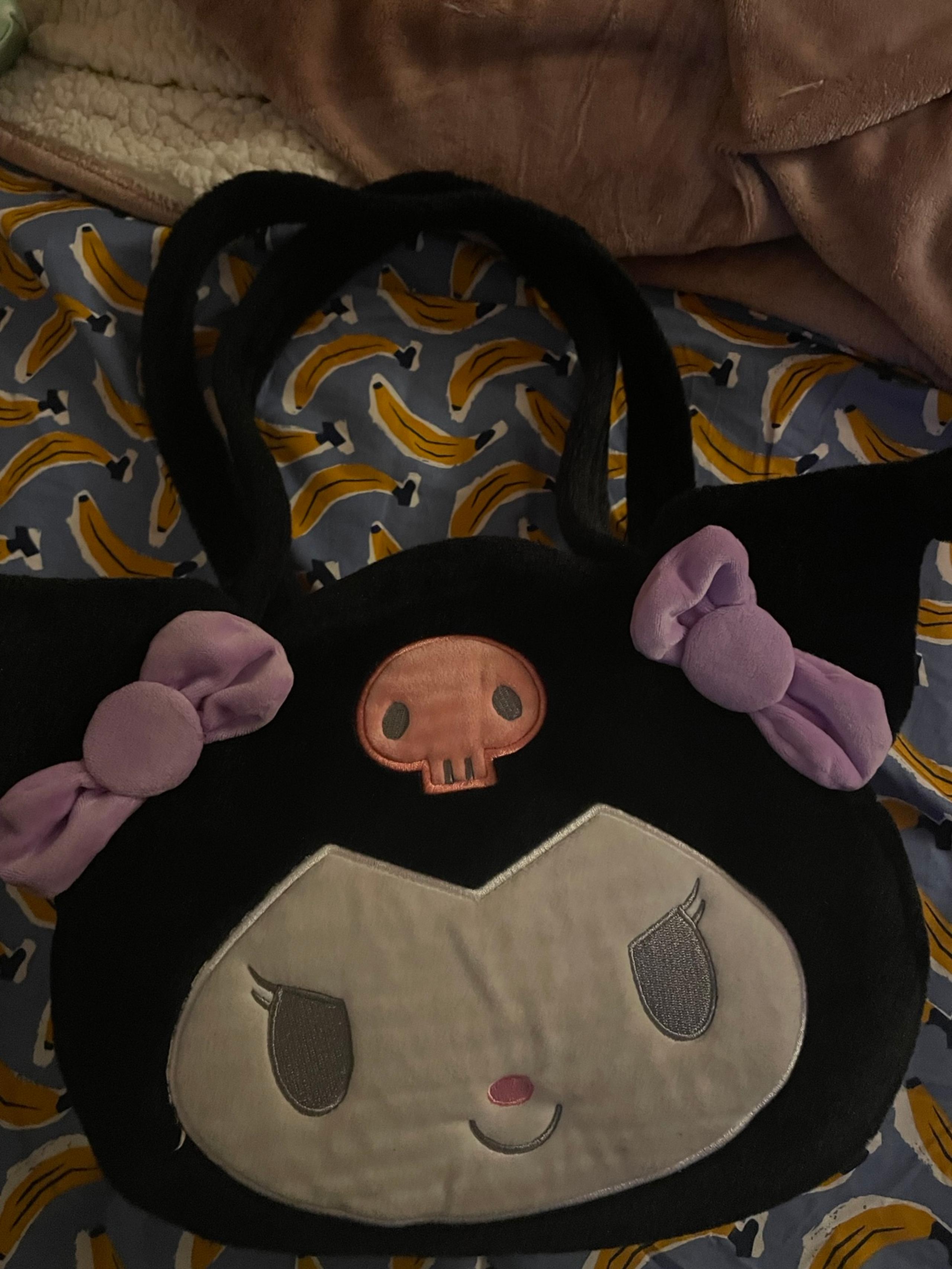 Kuromi fuzzy bag