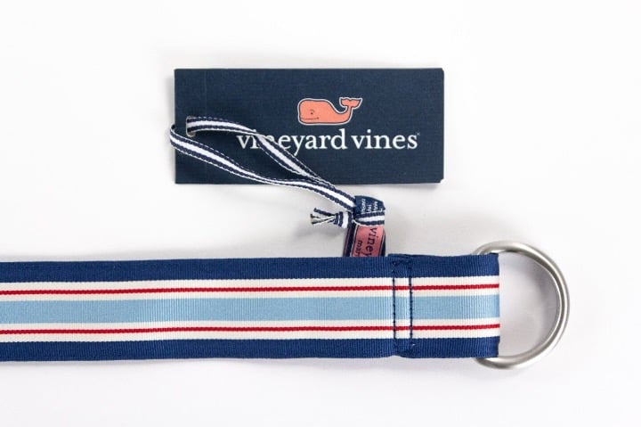 Vineyard Vines Menemsha Stripe Belt S
