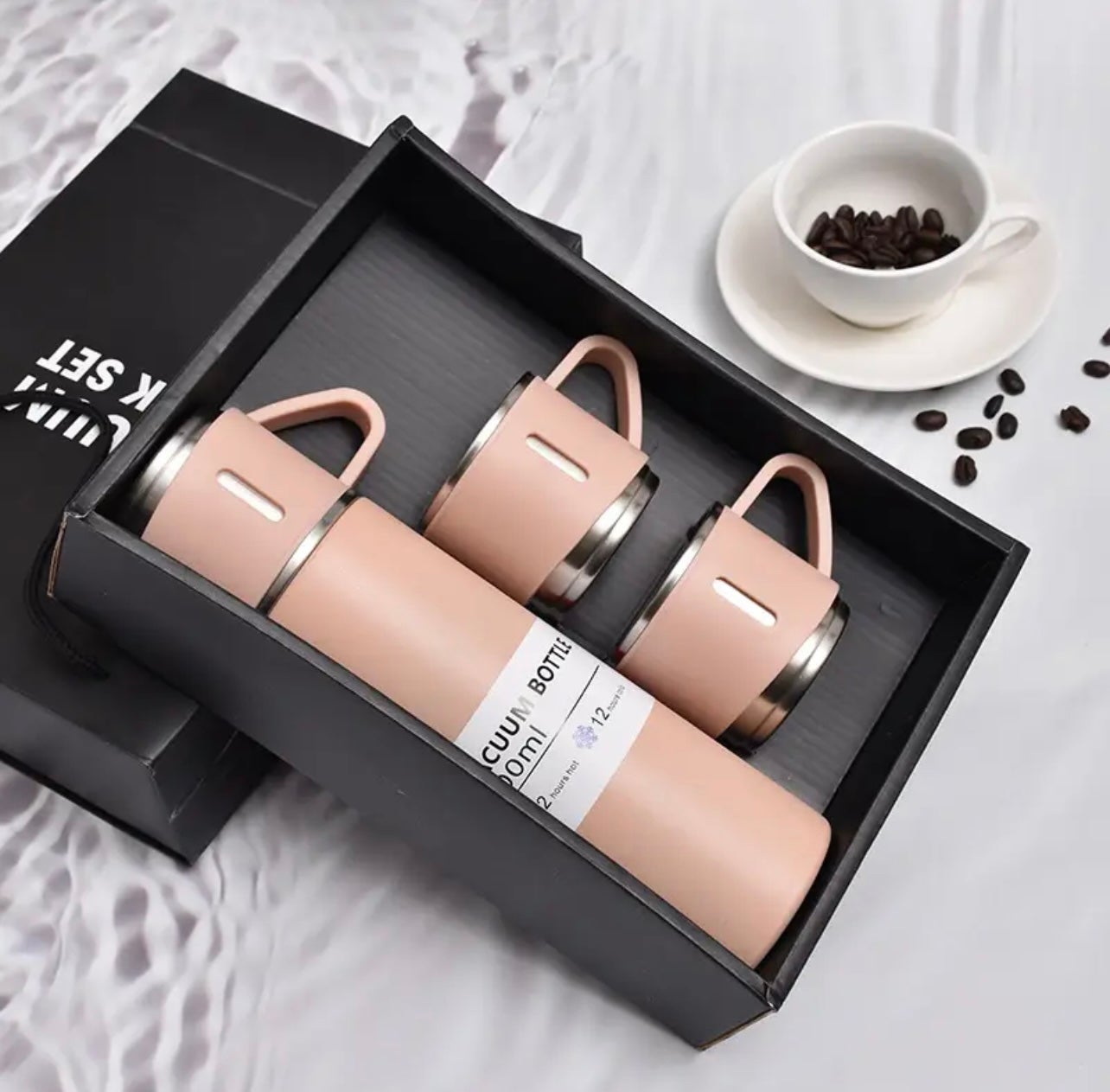 500Ml Bullet Double-Layer Stainless Steel Vacuum Thermos Coffee Tumbler Travel M