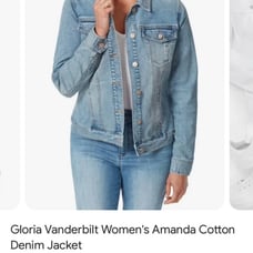 Gloria Vanderbilt Denim Jacket - M