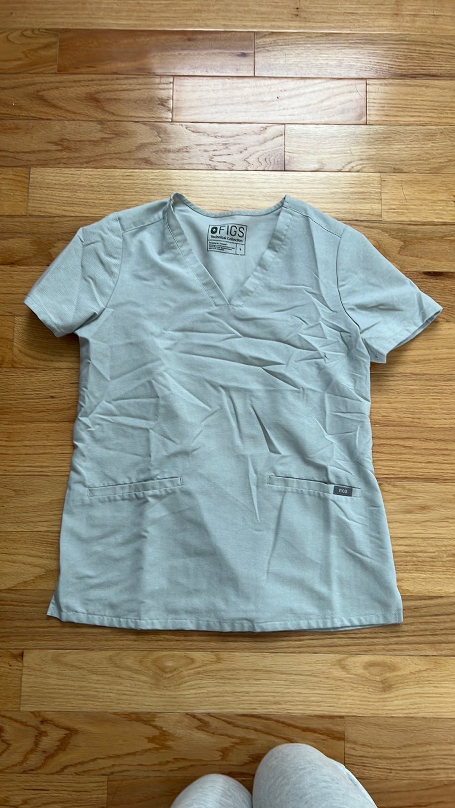 FIGS Casma Scrub Top - Space Grey
