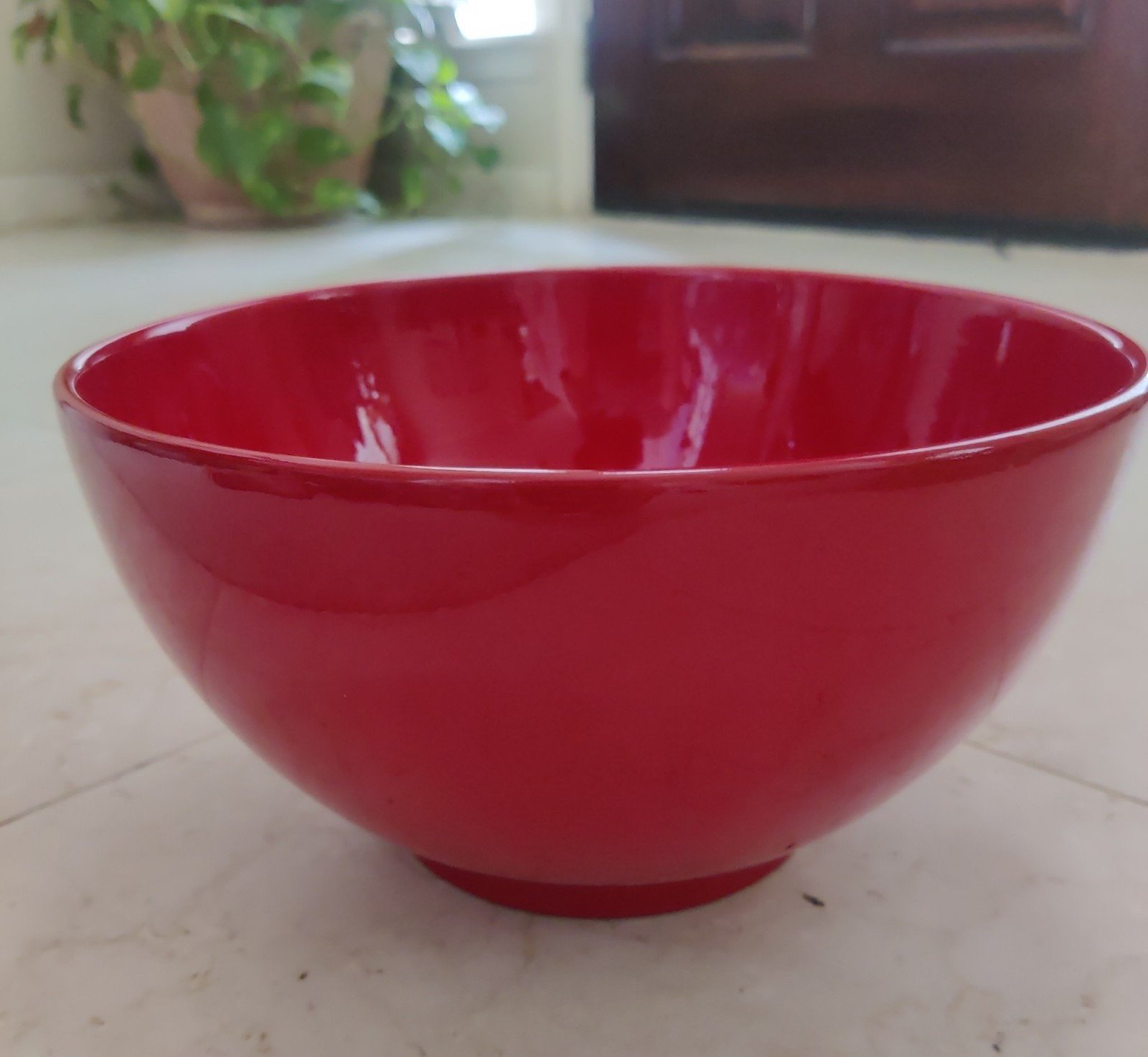 Waechtersbach Germany Fun Factory Freestyle Large Red Serving Bowl 9 inches