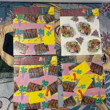 Vintage 4 Chippendales Gift Wrapping Set NOS 3 new packs 1 open pack