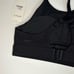 NWT Stori Endurance Black High Neck Cross Back Sports Bra