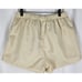 FEAR OF GOD ESSENTIALS MEN'S NYLON RUNNING SHORTS, EGG SHELL, SIZE SMALL