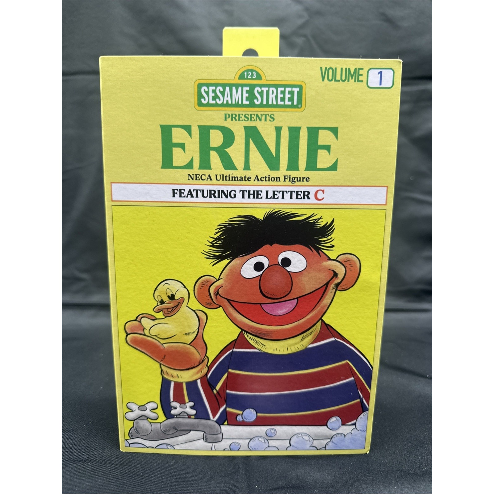 NECA Sesame Street Presents Ernie Featuring The Letter C 7 Action Figure