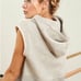 Free People Movement Swoop Crop Sleeveless Hoodie Women’s Medium Grey Athleisure