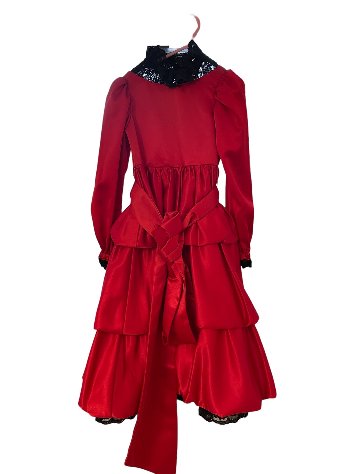 Toddler Halloween Valentine Red Gown